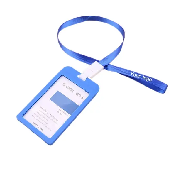 Plastic badge lanyard strap ID working card name tag