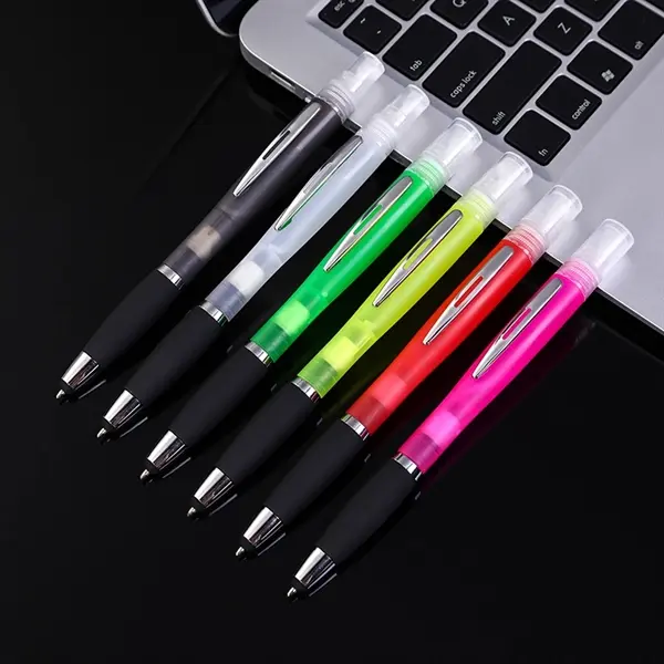 3 in 1 Multi-Purpose Stylus Pen With Spray Bottle