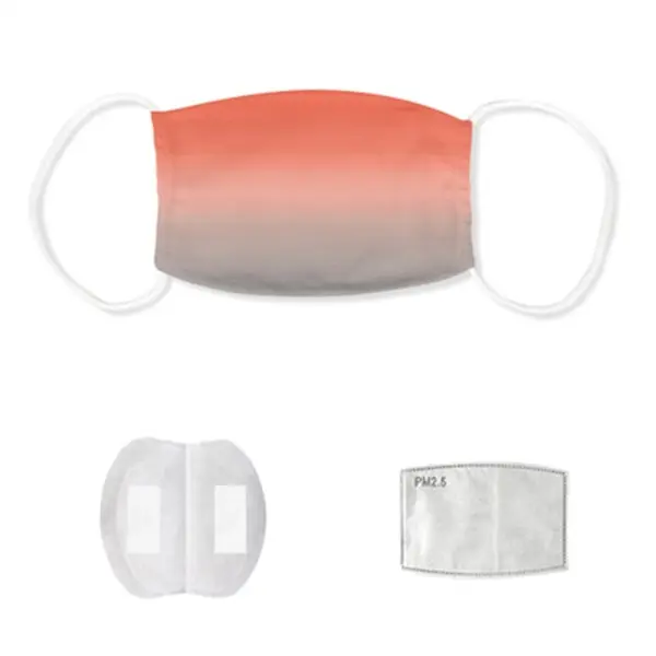 2-Layer Ice Silk Face Mask w/ Full Color Imprint & PM 2.5