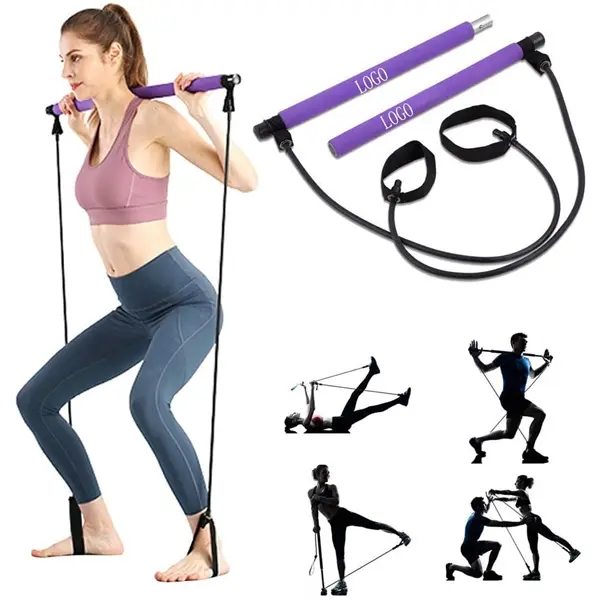 Resistance Bands Pilates Bar Kit