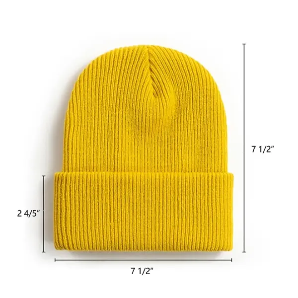 Knit Beanie Soft Warm Unisex Cuffed Hat
