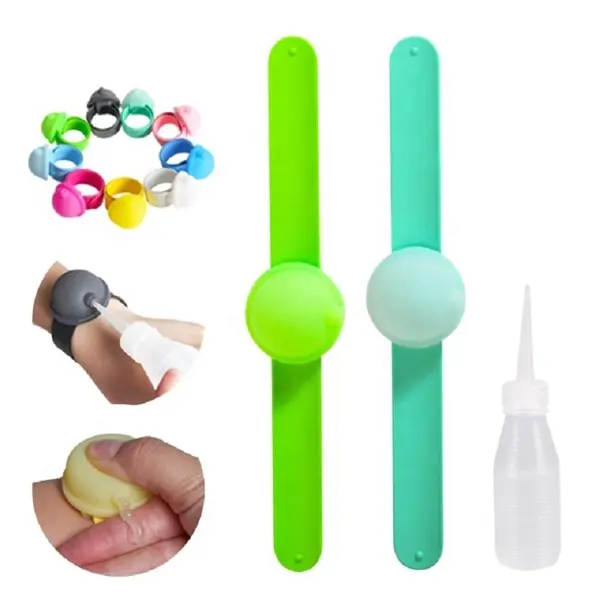 Hand Sanitizer Silicone Slap Bracelet