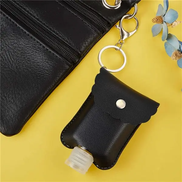 Hand Sanitizer with Keychain Holder