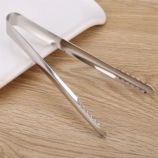 9 inch Stainless Steel Ice and Sugar Cube Serving Tongs