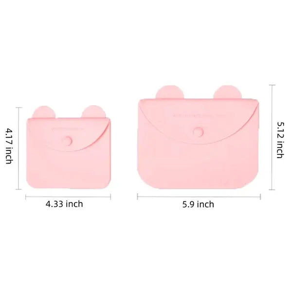 Multi-color Silicone KN95 Face Mask Storage Box