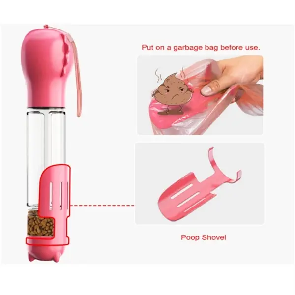 Multi-Functional Outdoor Pet Water Bottle