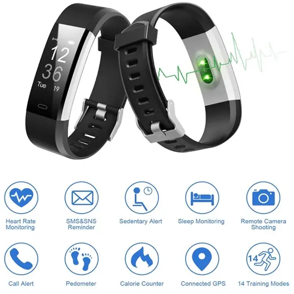 IP68 Waterproof Smart Fitness Tracker Watch