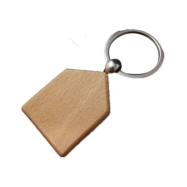 Wood Custom Keychain