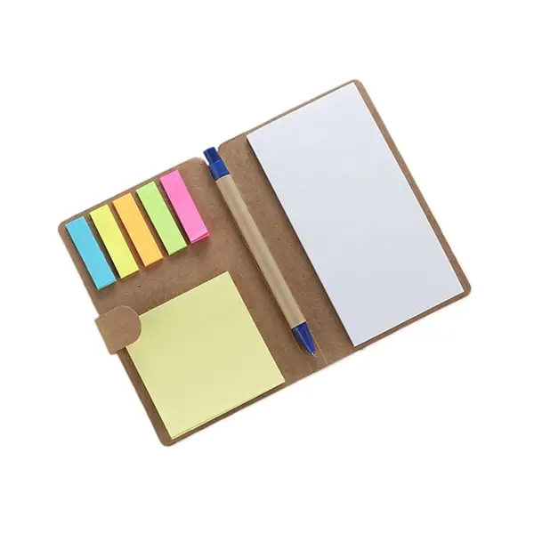 Sticky notes notebooks colored page markers post-it set