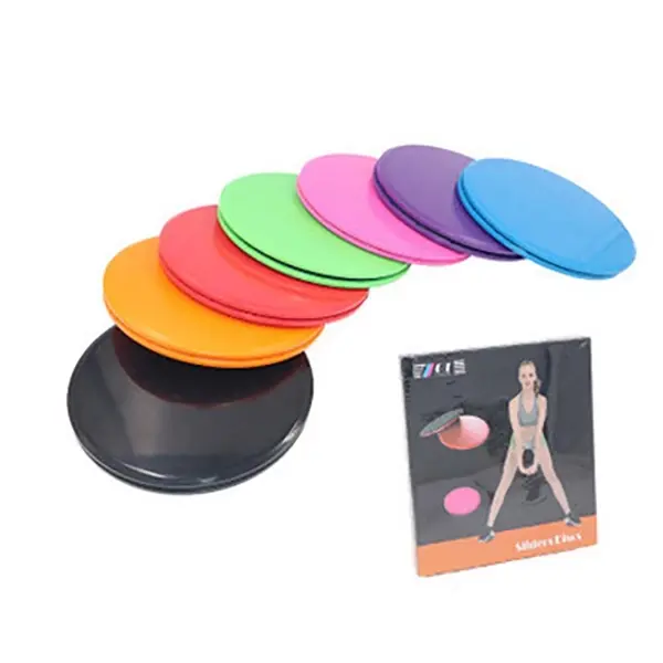 Colorful Fitness Gliding Discs Slider