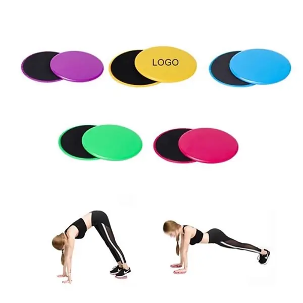 Colorful Fitness Gliding Discs Slider
