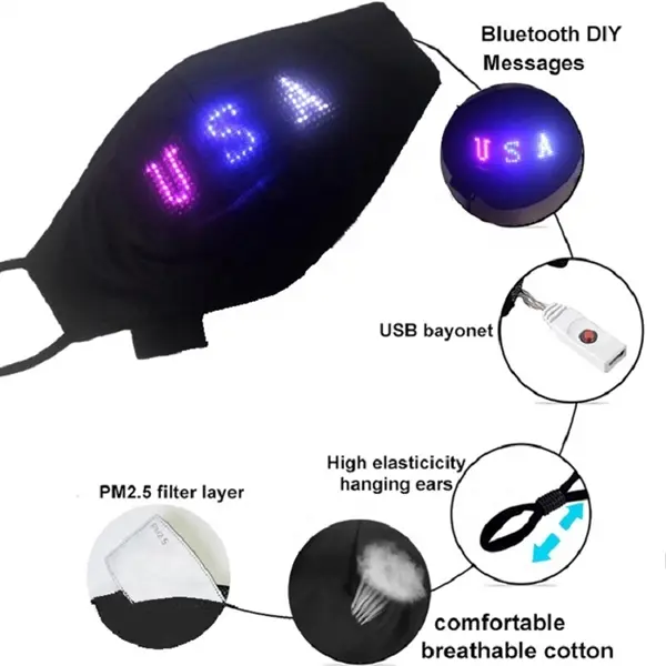 APP bluetooth display mask