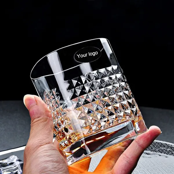 12.8 oz crystal whiskey glasses glassware