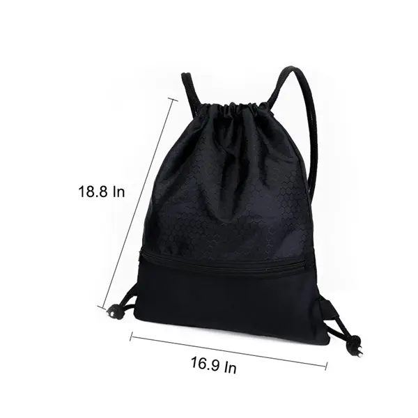 18.9'' Oxford drawstring backpack string bags