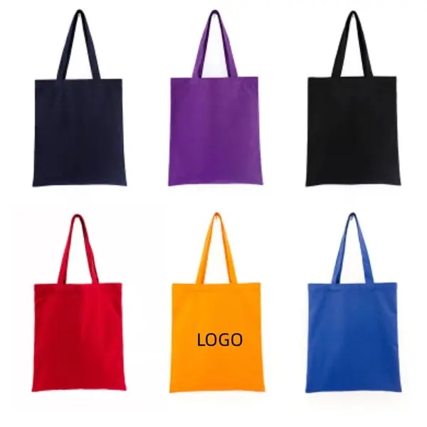 Natural Cotton Fiber Tote Canvas Bags