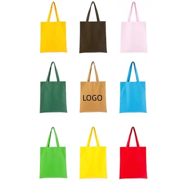 Natural Cotton Fiber Tote Canvas Bags