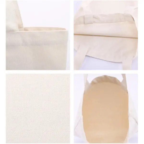 Natural Cotton Fiber Tote Canvas Bags