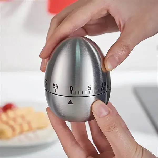 60-Minute Stainless Steel Egg/Apple Shape Kitchen Winding