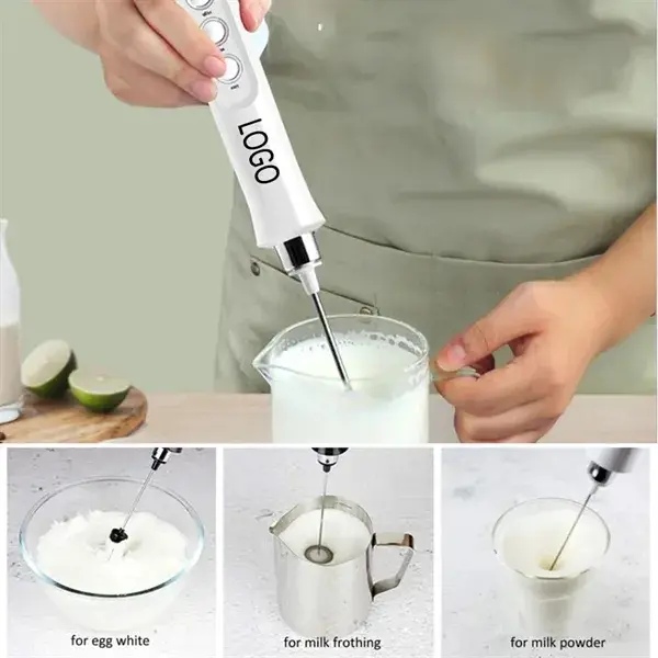 3 in 1 Handheld USB Rechargeable Foam Maker Milk Coffee