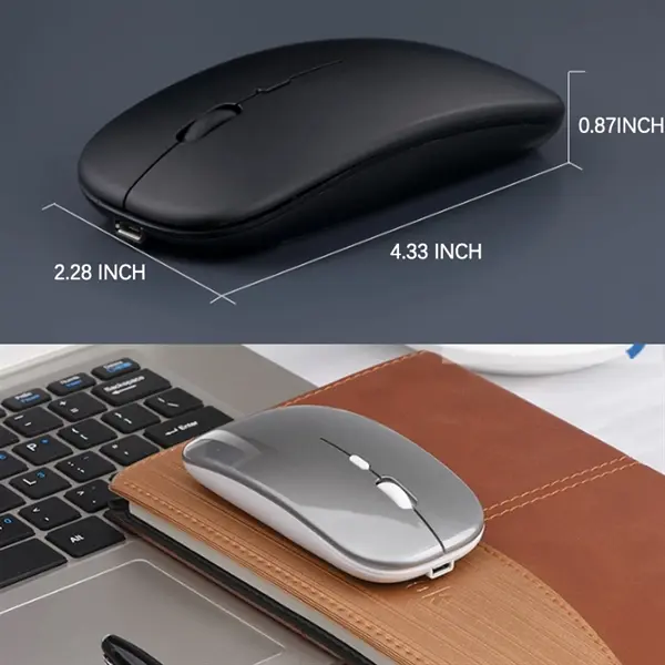 USB Rechargeable Silent Computer Ultra Thin Mouse