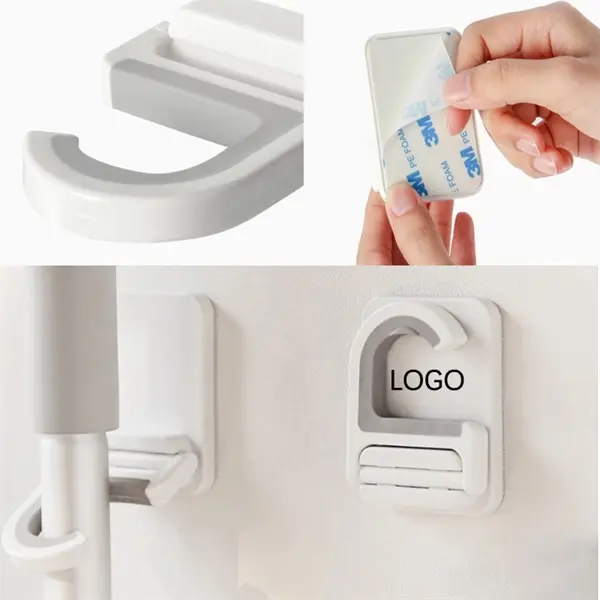 Broom Holder Wall Mount Mop Holder Clamp Organizer Hanger