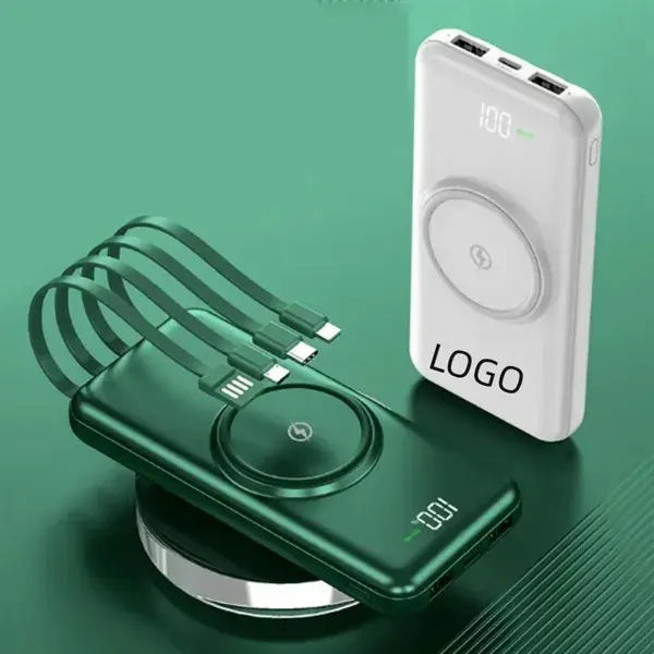 10000mAh Power Bank Wireless Charger