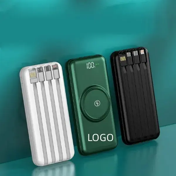 10000mAh Power Bank Wireless Charger