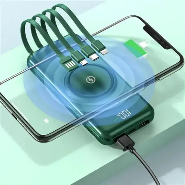 10000mAh Power Bank Wireless Charger