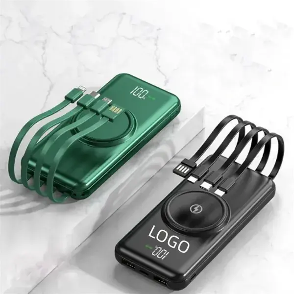10000mAh Power Bank Wireless Charger