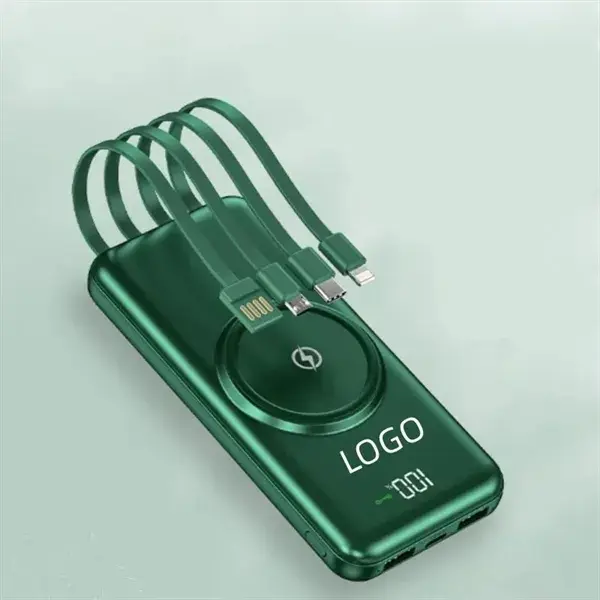 10000mAh Power Bank Wireless Charger