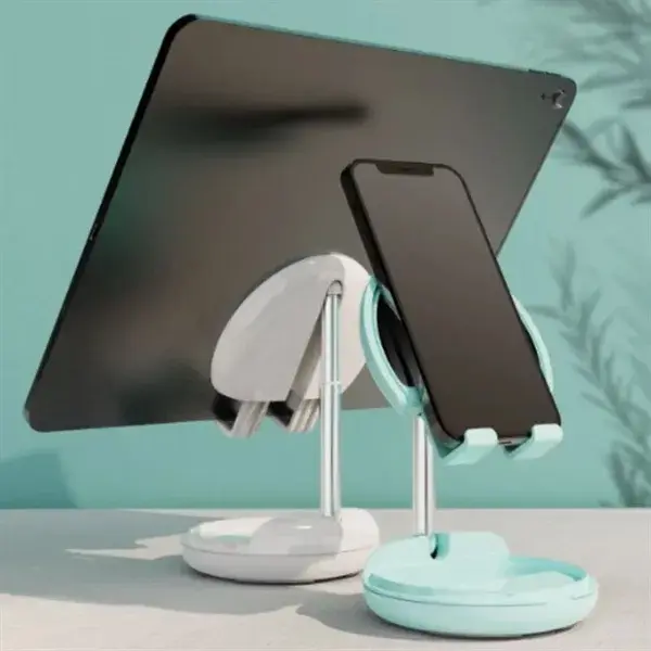 Folding Smartphone and Tablet Stand With A Small Mirror