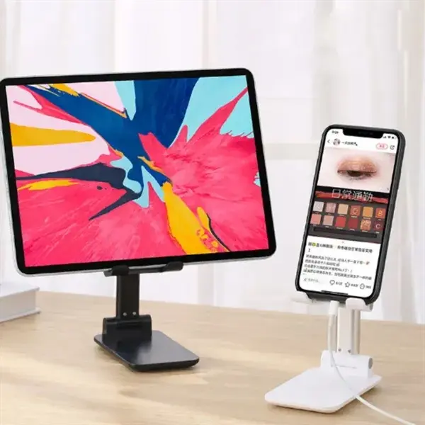 Foldable Phone Holder and Tablet Stand With Mirror