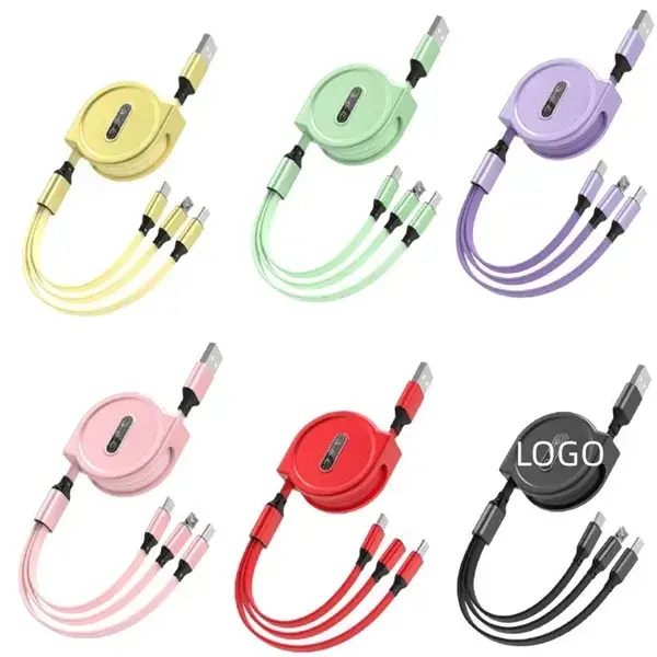 3-in1 Cell Phone Charging Cable Data Line