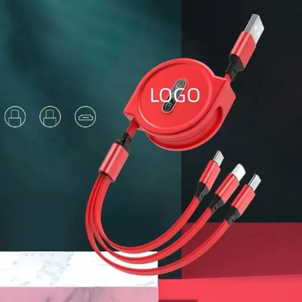 3-in1 Cell Phone Charging Cable Data Line