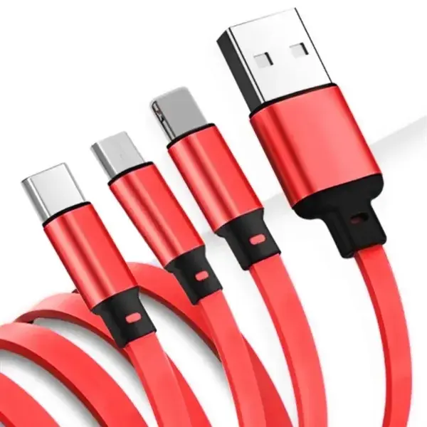 3-in1 Cell Phone Charging Cable Data Line