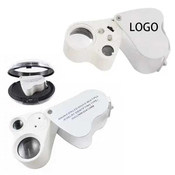 LED Illuminated Metal Loupe 30X 60X