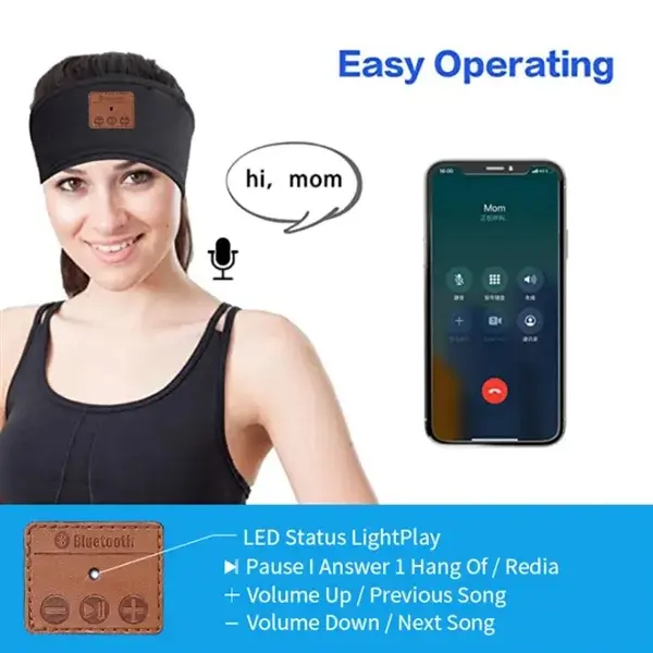 Wireless Bluetooth Headband