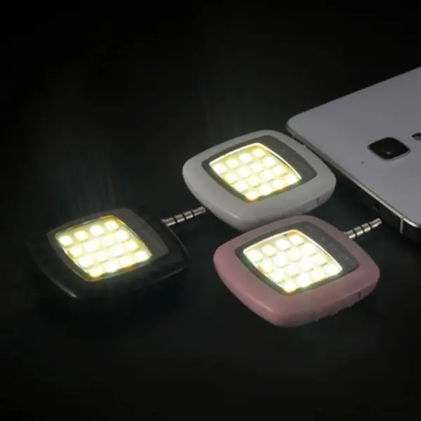 Phone LED Selfie Light with USB Charging Cable