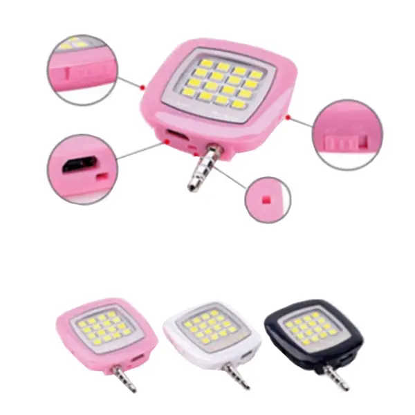 Phone LED Selfie Light with USB Charging Cable