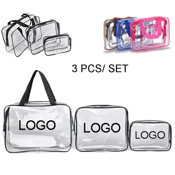 3pcs /Set Travel Toiletry Bag