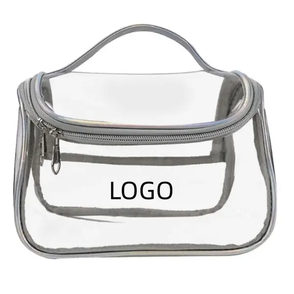 Clear Makeup Bag Zipper Waterproof Cosmetics Bag