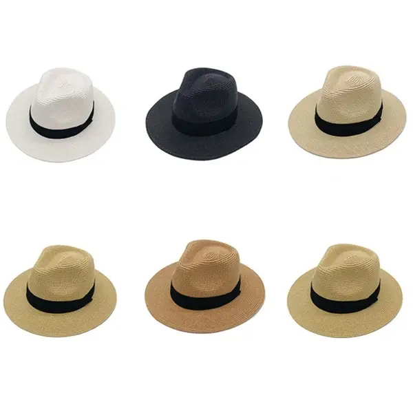 Wide brim straw panama hat