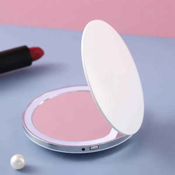 Portable LED makeup mirror
