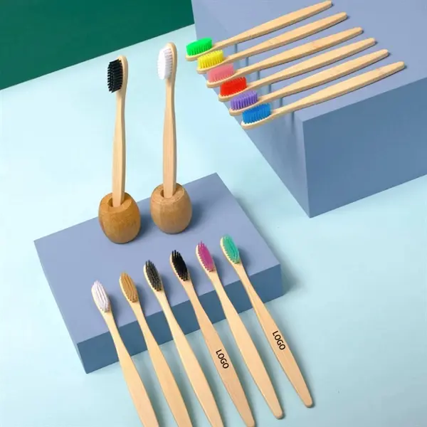 Biodegradable bamboo toothbrush