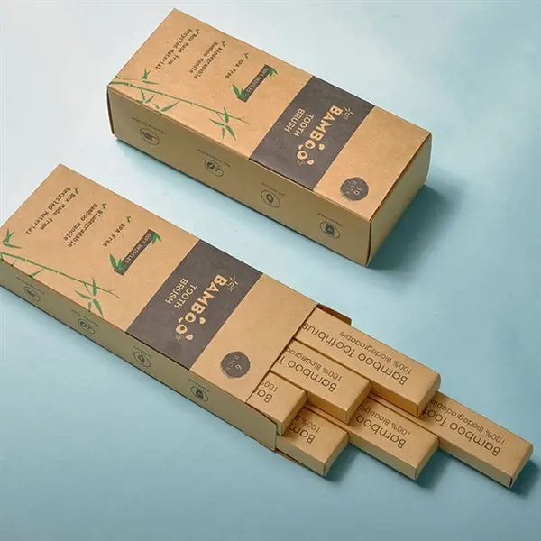 Biodegradable bamboo toothbrush