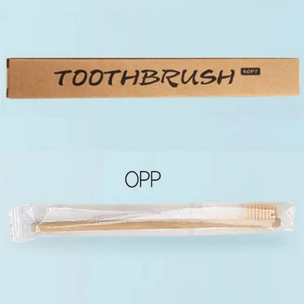 Biodegradable bamboo toothbrush