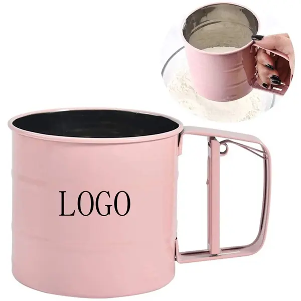Stainless Steel Flour Sieve Handheld Powder Flour Mesh Sifte