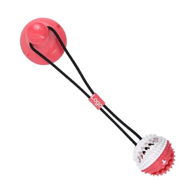 Suction Cup Rubber Rope Tug Dog Molar Toy