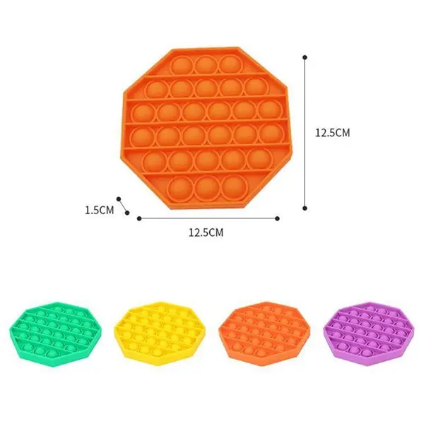 Silicone Push Pop Bubble Fidget Toy