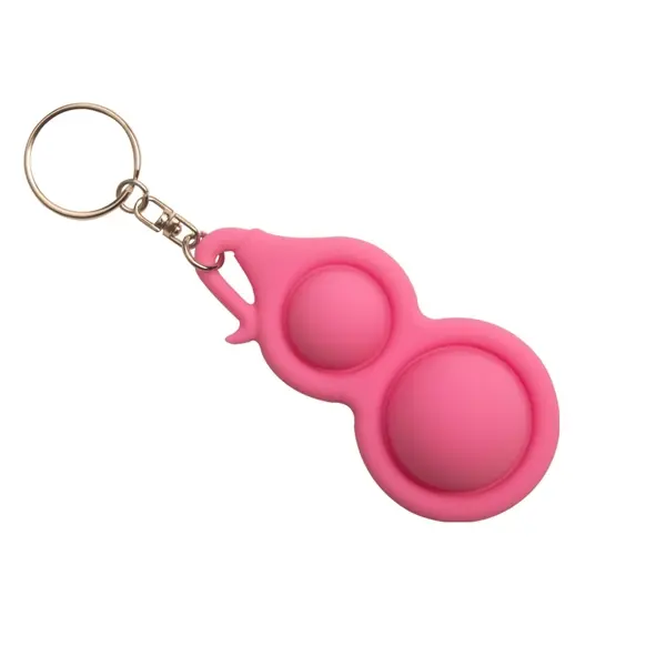 Dimple Gourd Shape Key Chain Push Pop Fidget Toy